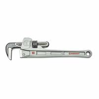 CRESCENT Pipe Wrench: Aluminum, 1 9/10 in Jaw Capacity, Serrated, 10 in Overall Lg, Ergonomic (MPN CAPW10S). Key specifications — attr309808: Ergonomic; attr309815: Aluminum; attr324941: CRESCENT.