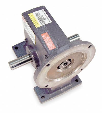 Dayton Speed Reducer: 12.5:1, 138 RPM, 0.75 hp Input Max, 292 in-lb Output Max - Direct-Drive Right-Angle Speed Reducers