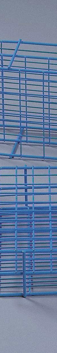 Tube Rack: 4 1/4 in Overall Wd, 3 1/4 in Overall Ht, Steel, Blue, (40) Places, 40 Compartments (MPN F18762-0001). Key specifications — Material: Steel; Mounting Location: Benchtop; Color: Blue; Product Type: Test Tube Rack; Total Holding Capacity: (40) Places; Brand: SP SCIENCEWARE.