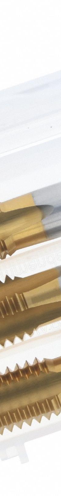 CHICAGO-LATROBE Tap Kit: M12x1.75 Metric, D6 / 6H, 4 Flute, TiN Coated High Speed Steel (MPN 343513). Key specifications — attr1300563: (1) Plug Tap.