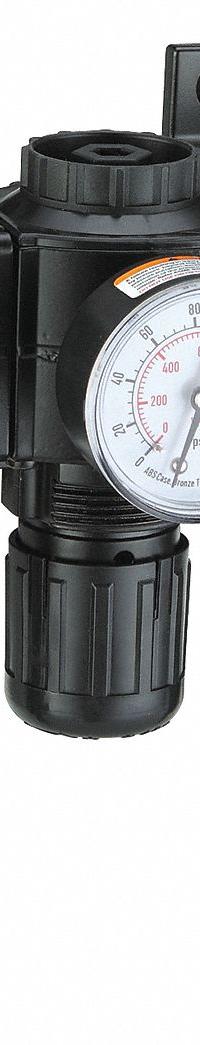 SPEEDAIRE Filter/Regulator/Lubricator: 3/8 in NPT, 60 cfm, 250 psi Max Op Pressure, 5 micron (MPN 7D714). Key specifications — attr109524: SPEEDAIRE.