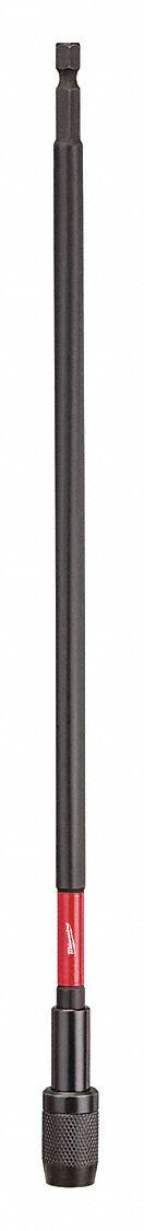 MILWAUKEE Bit Holder: Bit Holder, Impact, 1/4 in Compatible Bit Size, Hex Compatible Bit Shank (MPN 48-32-4533). Key specifications — attr1132695: Hex; attr1132691: Impact Rated; attr1132694: Magnetic; attr1132704: MILWAUKEE.