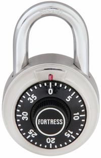 APPROVED VENDOR Combination Padlock: Dial Combo, Silver, Stainless Steel, Std Shackle, Steel Shackle (MPN 1850DWWG). Key specifications — Dial Color: Black; Brand: APPROVED VENDOR.
