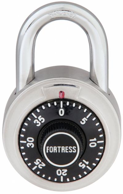 APPROVED VENDOR Combination Padlock: Dial Combo, Silver, Stainless Steel, Std Shackle - Standard Shackle Combination Padlocks