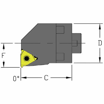 ULTRA-DEX USA Indexable Thread Cutting Unit Head (MPN 912-000-083) - Machining