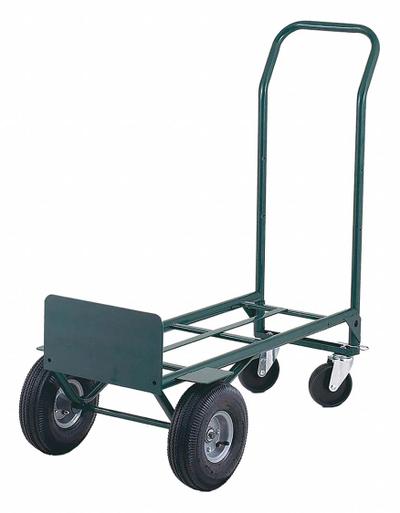 ABILITY ONE General Purpose Hand Truck: 700 lb, Flow-Back Handle, Green, Steel - General Purpose Hand Trucks