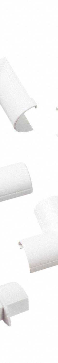 D-LINE Accessory Multipack: 3/4 in Wd, 1/2 in Ht, Plastic, White (MPN US/CLOAP2010W). Key specifications — Item [MERCH]: Accessory Pack; Color: White; Mounting Style: Clip-Over; For Use With: Micro+ Raceways; Series [MERCH]: D-Line Micro+ Raceway 0.78 in x 0.39 in (20x10mm) Item 60WA67, 60WA61 and 60WA62; Basic Material: Plastic.