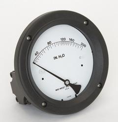 MIDWEST INSTRUMENT Differential Pressure Gauge: Back, 1/4 in NPT Female, Model 142, 4 1/2 in Dial (MPN 142-AC-00-OO-200H). Key specifications — Sensor Type: Diaphragm; Series: Model 142; Housing Material: Aluminum; Certificate of Calibration: Not Included.