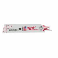 MILWAUKEE Reciprocating Saw Blade: 18 Teeth per Inch, 6 in Blade Lg, 0.04 in Blade Thick, 25 PK (MPN 48-00-8784). Key specifications — attr1109198: 18; attr1109200: Rigid for Straight Cuts; attr1109201: Straight; attr1109209: MILWAUKEE.