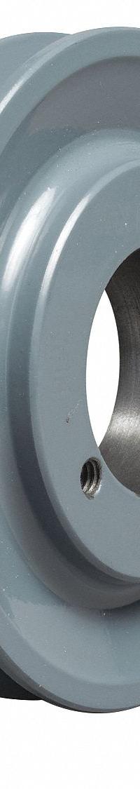 APPROVED VENDOR V-Belt Pulley: BK50, 1 Groove, 4.75 in OD, Bushed Bore, H/QT, Cast Iron. Key specifications — Pulley Industry Number: BK50; Pitch Diameter: 4.4 in (5L, B); For Belt Section (broad, with similar types): 4L, A, or AX.