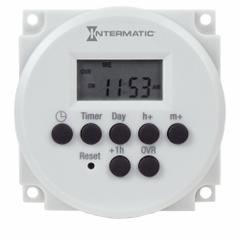 INTERMATIC Electronic Timer: 24 hr, SPDT, 24V AC, 20 Events Available, Digital (MPN FM1D20A-LV-8). Key specifications — Astronomic Functionality: Not Astronomic; Brand: INTERMATIC.