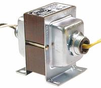 FUNCTIONAL DEVICES INC / RIB Class 2 Transformer: 40 VA Power Rating, 120V AC, 24V AC, Dual Hub/Foot (MPN TR40VA002). Key specifications — Brand: FUNCTIONAL DEVICES INC / RIB; Connection - Primary: Wire Lead; Connection - Secondary: Wire Lead; Input Voltage: 120V AC; Mounting: Dual Hub; Output Voltage: 24V AC.