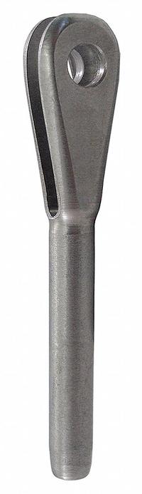 LOOS Wire Rope Clevis Fitting: 5/16 in Compatible Rope Dia, Stainless Steel, Fork End (MPN MS20667-9). Key specifications — Compatible Rope Material: Stainless Steel; Material: Stainless Steel; Brand: LOOS.