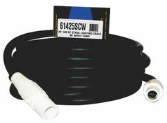 SOUTHWIRE Cam Lock Power Cable: 25 ft Cord Lg, 600V AC, CL40FW, CL4MW, 4/0 AWG Wire Size, 1 Wires (MPN 61425SCW). Key specifications — Connector End Connection Type: CL40FW; Plug End Connection Type: CL4MW; Voltage Rating: 600V AC; Wire Size: 4/0 AWG; Brand: SOUTHWIRE.