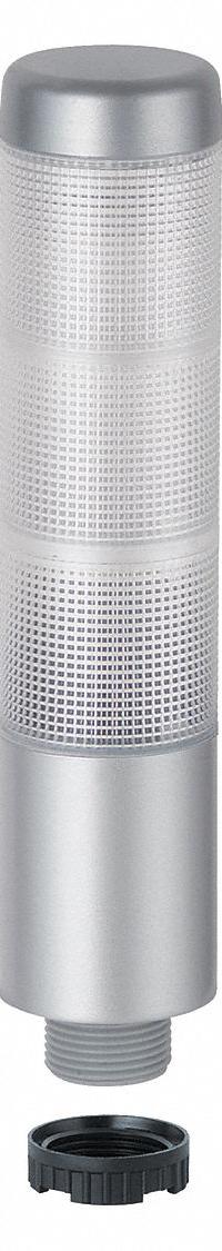 WERMA Tower Light Assembly: 3 Tier, Green/Red/Yellow, No Sounder Tier, 175 mm Overall Ht, Steady (MPN 69831075). Key specifications — Manufacturer Part Number: 69831075; Brand: WERMA; Operating Voltage: 24V AC/DC; Light Tier Color: Green.