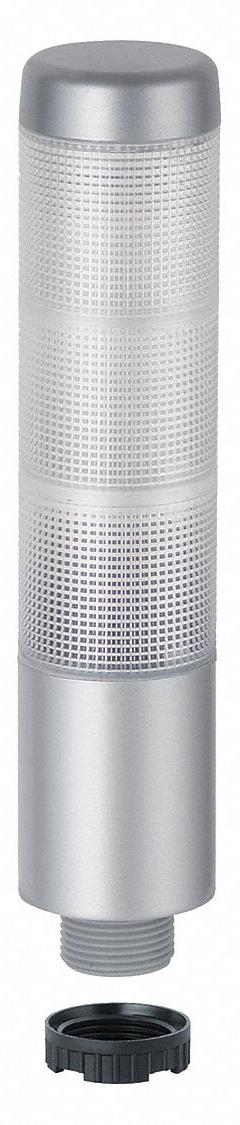 WERMA Tower Light Assembly: 3 Tier, Green/Red/Yellow, No Sounder Tier, 175 mm Overall Ht, Steady (MPN 69831075). Key specifications — Manufacturer Part Number: 69831075; Brand: WERMA; Operating Voltage: 24V AC/DC; Light Tier Color: Green.