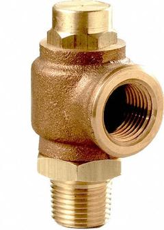 AQUATROL Adjustable Relief Valve: MNPT x FNPT, 1/4 in x 1/2 in, Bronze, 200 psi Max. Op Pressure (MPN 55AA1M2U1-25). Key specifications — Brand: AQUATROL.