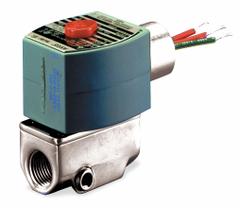 REDHAT Solenoid Valve: 2-Way, Normally Closed, 1/4 in Pipe Size, 110V AC/120V AC, Compact, NBR Seal (MPN 8040H007). Key specifications — Brand: REDHAT; Pipe Size: 1/4 in; Voltage: 110V AC; Coil Enclosure: Without Junction Box.