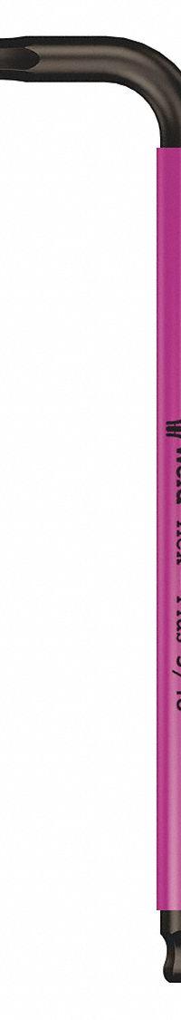 WERA Hex Key: 1 Ball Ends, 5/16 in Tip Size, SAE, Long, Alloy Steel, Black Oxide, L, 2 Tips (MPN 05022637001). Key specifications — attr1205521: WERA; attr1205526: Black Oxide.