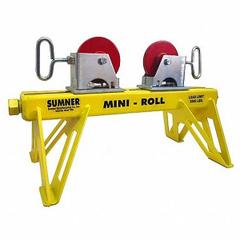 SUMNER Jack Stand: Straight Roller Head, 3,500 lb Max Load Capacity, Rigid Leg, 28 in Max Ht, Metal (MPN 4600SSWH). Key specifications — attr511105: Small Footprint of 11 in Wide by 22 in Long; attr511119: Rigid; attr511107: Metal; attr473852: SUMNER.