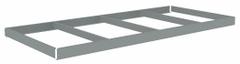 TENNSCO Shelf: 84 in x 36 in, 1,750 lb Load Capacity, Gray, Shelf (MPN ZLCS-8436). Key specifications — Includes: (4) Beams; Shelf Configuration: Single Straight; Color: Gray; Frame Material: Steel; Brand: TENNSCO; Frame Finish: Zinc Plated; Product Type: Shelf.