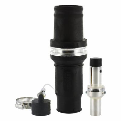 LEVITON Single Pole Inline: Male, Black, 1000V AC, 636 A, Crimp Tube Termination - Plugs with Crimp Tube Terminations