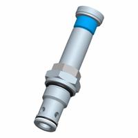 BUCHER HYDRAULICS Cartridge Valve: Screw-In, Two Positions, Normally Closed, Screwdriver Adjustment (MPN EMDV-12-N-C4-0-00). Key specifications — attr1012059: EMDV-12-N-C4-0-00; attr1250696: EMDV; attr1011660: Nitrile; attr1011632: Screwdriver; attr1011635: BUCHER HYDRAULICS; attr1011636: Steel; attr1011644: C12-20.