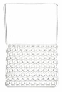 QORPAK Sample Vial: 2 mL, No Closure, 12 mm Body Dia, Square, 9 mm Screw Closure Size, Colorless (MPN VG11151-212). Key specifications — Body Color: Colorless; Screw Closure Size: 9 mm; Brand: QORPAK; Bottom Shape: Square; Self-Standing: Self-Standing.