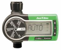 RAIN BIRD Electronic Hose End Timer: Hose End Timer, Battery Backup System, 72 hr, 5 3/8 in Ht, LCD (MPN 1ZEHTMR). Key specifications — Brand: RAIN BIRD; Display Type: LCD; Enclosure Type: Outdoor; Product Type: Hose End Timer; Battery Backup System: Yes.