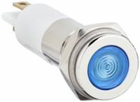 APPROVED VENDOR Flush Panel Light: 10 mm Panel Mounting Hole Dia, LED, Blue, Flush Head, H10 (MPN 24M102). Key specifications — Brand: APPROVED VENDOR; Electrical Connection: 0.11 Male Quick Disconnect.