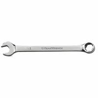 GEARWRENCH Combination Wrench: Alloy Steel, Chrome, 3/4 in Head Size, 9 3/4 in Overall Lg, Offset (MPN 81777). Key specifications — attr309539: 3/4 in; attr309567: Yes; attr324930: GEARWRENCH.