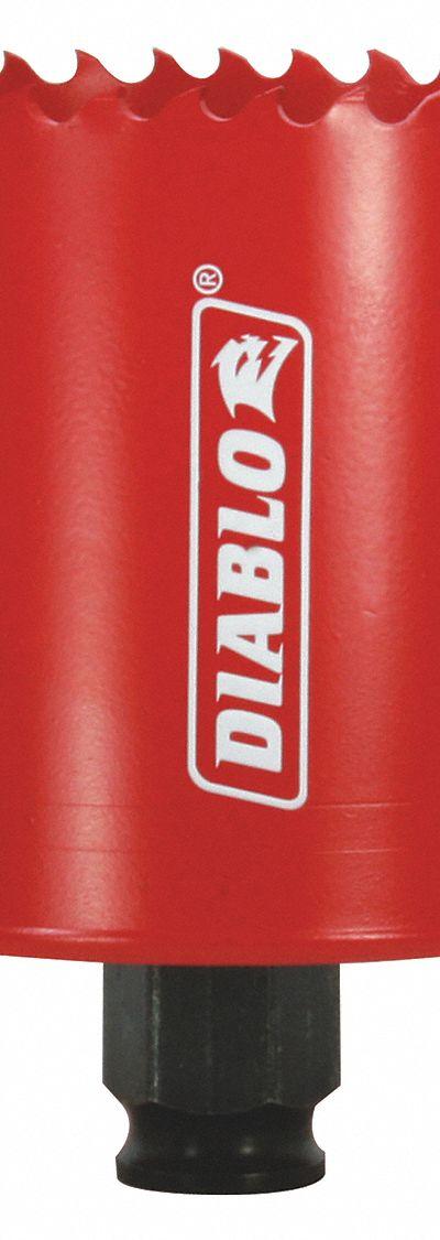 DIABLO Hole Saw: 3 3/8 in Saw Dia - Multi-Material-Cutting Hole Saws without Arbor