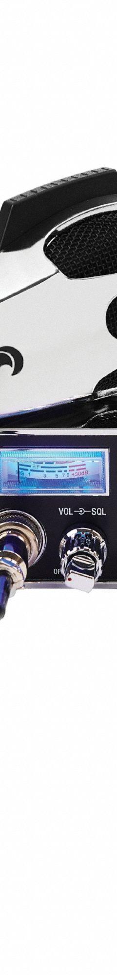 CB Radio: Mounted, Professional CB Radio, 26.965 to 27.405 MHz, 9 ft Microphone Cord Lg, 4-Pin (MPN CCBP29LTCH). Key specifications — Frequency Range: 26.965 to 27.405 MHz; Microphone Connector Type: 4-Pin.