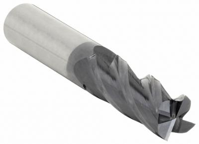 APPROVED VENDOR Square End Mill: Carbide, AlTiN Coated, 4 Flute, 1/2" Mill Dia, 2" LOC - General Purpose Carbide Square End Mills