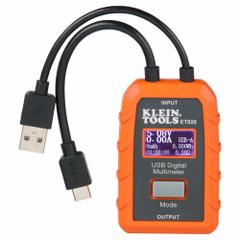 KLEIN TOOLS Digital Multimeter: Avg, 20 V Max DC Volt Measurement, 5 A Max AC Current Measurement (MPN ET920). Key specifications — Brand: KLEIN TOOLS; Calibration Certificate Included: Not Included.