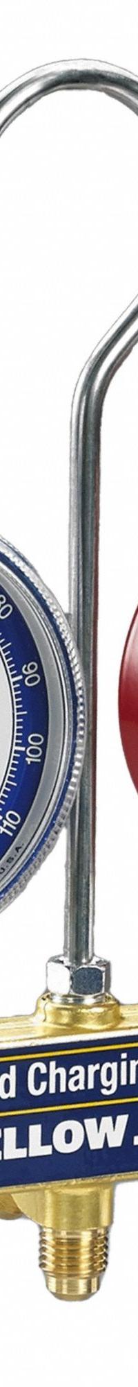 YELLOW JACKET Manifold Gauge: 2 Valves, 0 Hoses, Series 41, 2 1/2 in Gauge, For R-134A/R-404A/R-507 (MPN 41312). Key specifications — Product Type: Manifold Gauge Set; For Refrigerant Type: R-134A; Brand: YELLOW JACKET; Includes: Handle; Gauge Boots: No; Sight Glass: No.