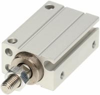 SMC Compact Cylinder: 16 mm Bore Dia, 10 mm Stroke Lg, Free Mounting, Aluminum, Magnetic Piston, CUJ (MPN CDUJB16-10DM). Key specifications — attr946022: Free; attr946024: Single Rod; attr946038: CUJ; attr1123057: Rotating Rod; attr945997: SMC.