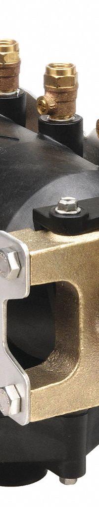 WILKINS Reduced Pressure Zone Backflow Preventer: 375XL, Std Configuration, Glass-Filled Nylon, FNPT (MPN 114-375XL). Key specifications — Shut-Off Valve Type: Ball Valve; Connection Type: FNPT.