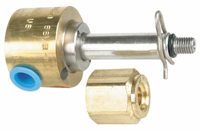 Dayton Solenoid Valve Body: 3-Way, Configurable, 1/4 in Pipe Size, Brass Body - 3-Way/2-Position, Configurable Solenoid Valves Bodies