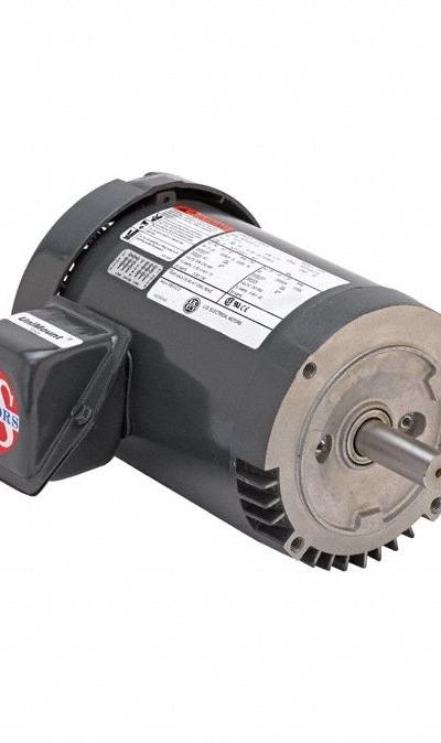 U.S. MOTORS General Purpose Motor: Rigid Base Mount, Totally Enclosed Fan Cooled, 1/2 hp - C-Face 3-Phase General Purpose AC Motors