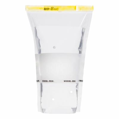 WHIRL-PAK Sampling Bag: Self-Standing, Sterile, 10 fl oz Capacity - oz - Sterilized Bags for Chlorinated Water Sampling