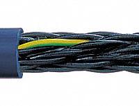 CHAINFLEX Control Cable: 20 AWG, 7 Conductors, Order by the Foot, TPR Jacket, 300 V (MPN CF9-05-07-1). Key specifications — Conductor Material: Copper; Conductor Configuration: Single; Minimum Bend Radius Factor - Fixed: 3 x OD; Minimum Bend Radius Factor - Flexible: 4 x OD; Includes Ground: Yes; Minimum Bend Radius Factor - E-Chain: 5 x OD; Resistance Properties: Oil and Grease Resistant; Standards: DIN 47100.