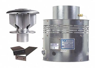FIELD CONTROLS Combustion Air Intake System: 900 cfm Max, 8 in / 8 in Inlet/Outlet, Up to 910,000 BtuH - Combustion Air Intake Systems
