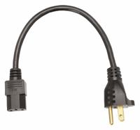 APPROVED VENDOR Power Cord: 1 ft Lg, 3/18, 5-15P Plug, C13 Receptacle, SJT, PVC, 10 A Current, 5-15P (MPN 5XFN9ID). Key specifications — Brand: APPROVED VENDOR; Jacket Material: PVC.
