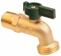 APPROVED VENDOR Hose Bibb: Quarter-Turn, Brass, Brass, Aluminum, 3/4 in Inlet Connection Size, NPT (MPN 6PDZ7). Key specifications — Brand: APPROVED VENDOR; Design: Standard; Body Material: Brass; Handle Material: Aluminum; Color/Finish: Brass; Handle Type: Quarter-Turn; Inlet Connection Type: NPT; Product Type: Hose Bibb.