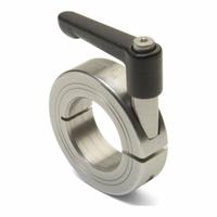 RULAND MANUFACTURING Quick Clamping Shaft Collar: 1 15/16 in Bore Dia, Round, 303, Stainless Steel (MPN LV-MCL-31E-SS). Key specifications — attr921855: Black; attr921844: Bright; attr921839: RULAND MANUFACTURING.