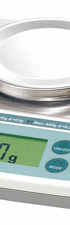 A&D WEIGHING Compact Bench Scale: 4 1/4 in x 4 in, Integrated (MPN EW-150I). Key specifications — Connection Ports: RS-232C; Readability: 0.05 g; Weighing Units: GN; Brand: A&D WEIGHING; Washdown: No.