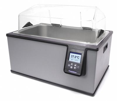 POLYSCIENCE Water Bath: 28 L Capacity, 100°C Max Temp, Stainless Steel, +/-0.1°C, Digital - General Purpose Water Baths