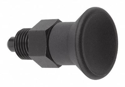 KIPP Indexing Plunger: Nonlocking, Steel, M20x1.5 Thread - Nonlocking Short-Pin Pull-Knob Indexing Plungers