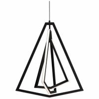 AFX INC. LEDPendant: 24 in Dia, 28 1/4 in Ht, Black, 1,620 lm, 3000K, 36 W, 120V AC, Dimmable (MPN GNAP27L30D1BK). Key specifications — attr1257651: 120V AC; attr1257625: AFX INC.; attr1257628: 3000K; attr1257630: Yes; attr1257619: Black.